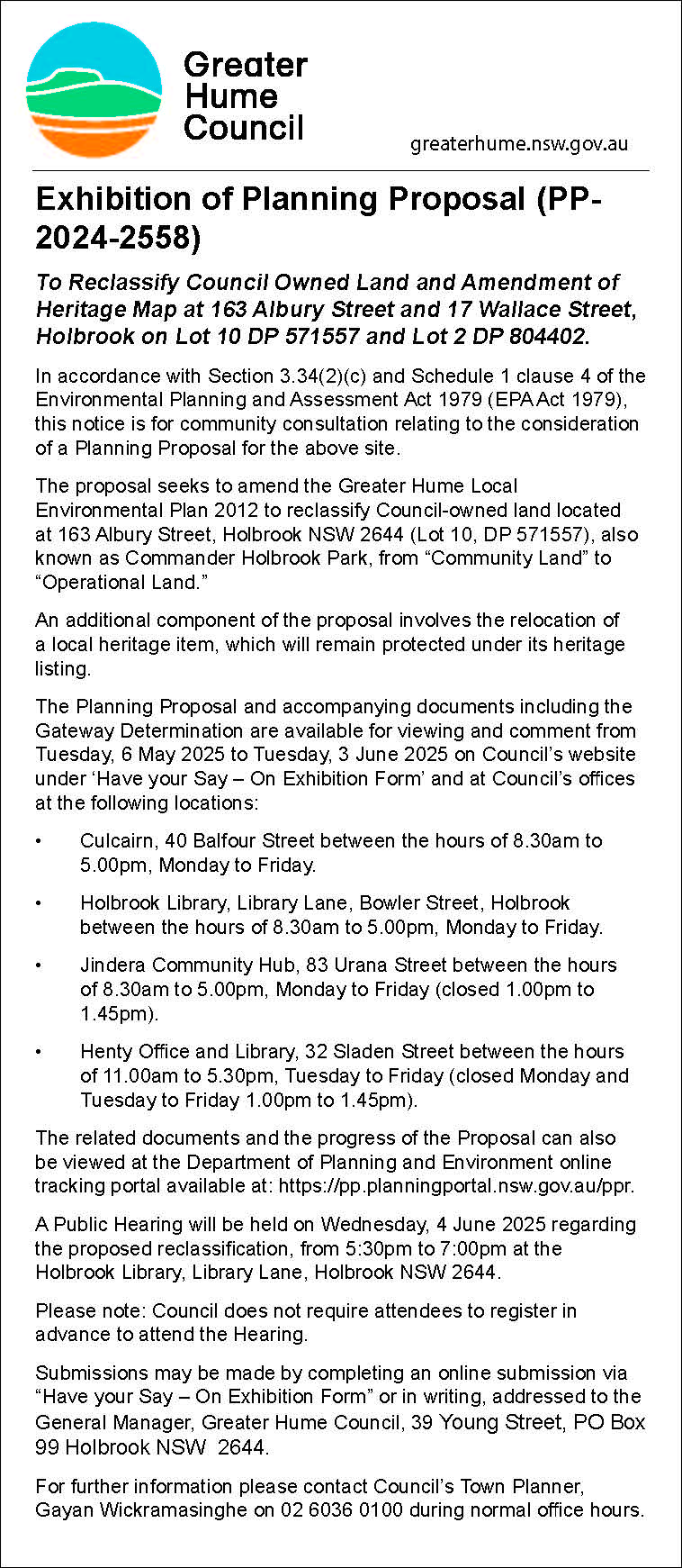 PublicNotices-Exhibition-of-Planning-Proposal-Holbrook.jpg