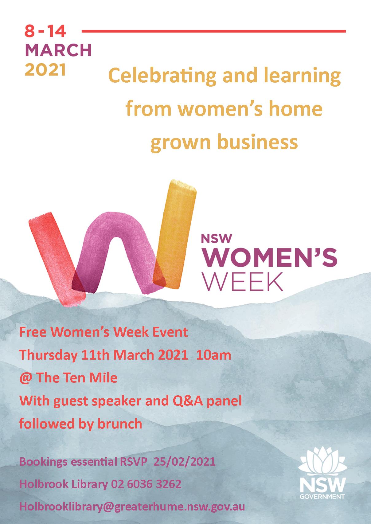 NSW Womens Week 2021 Poster Holbrook.jpg